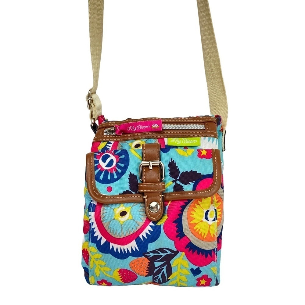Lily Bloom Mini Crossbody Bag Purse in Strawberry Fields Eco Friendly